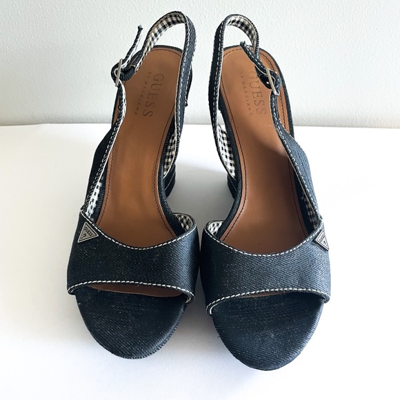 GUESS Denim Wedges - Picture 2 of 3